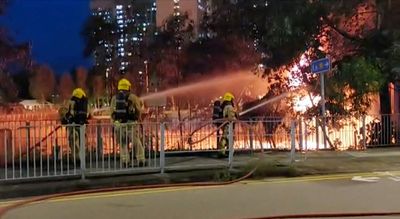 Hong Kong fire leaves 20,000 households without power for 2 days
