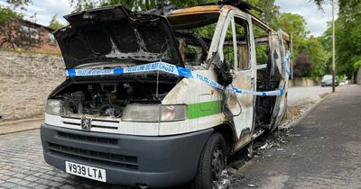 Campervan firebomb police probe continues in Dundee with 'positive line of enquiry'