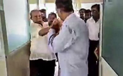 Video shows JD(S) MLA slapping ITI principal in Mandya