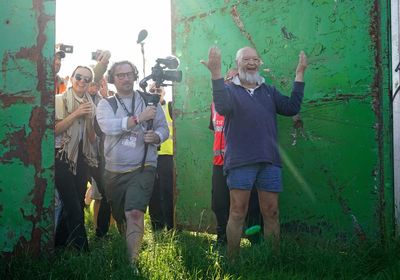 Gates to Glastonbury officially opened by festival’s founder Michael Eavis