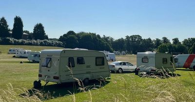 Group of travellers pitch up at popular Beeston park