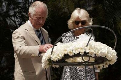 Charles and Camilla lay wreath for victims of Rwandan genocide