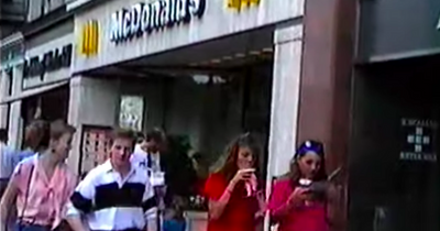 American tourist captures 1989 Edinburgh in cheesy home video