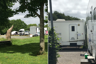 Outlander film crews spotted at Pollok Park in Glasgow - see pictures