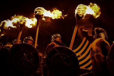 Fiery Scottish Viking festival lifts curbs on female participants