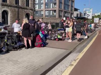 Glastonbury: Huge bus queues snake around Bristol