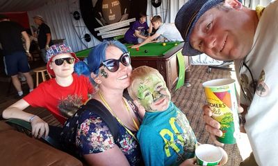 ‘Our happy place’: family of boy with dementia keep up Glastonbury streak