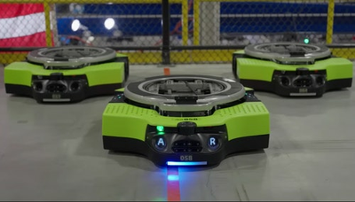 Amazon’s newest robot is a dinky warehouse Roomba called Proteus