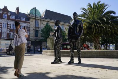 ‘It’s not a monument, it’s a celebration’: Windrush sculpture unveiled in Hackney