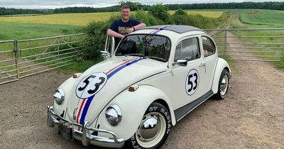 Midlothian movie buff transforms old Volkswagen Beetle into Herbie replica