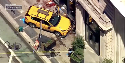 Taxi that jumped a curb, pinned two women against a wall had 18 traffic violations since 2019