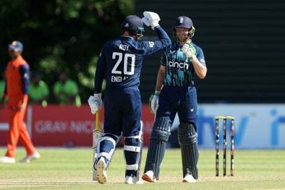 Jason Roy and Jos Buttler power England to ODI series win over the Netherlands