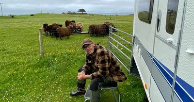 Scots farmer forced to live in caravan after £2.25 petrol price leaves him penniless