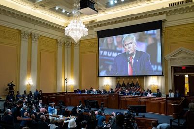 Jan 6 hearings – live: Trump seen in trailer for documentary that shocked aides as panel’s DoJ session looms