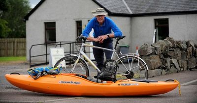 Crossmichael man to paddle, pedal and walk round parish boundaries in special challenge