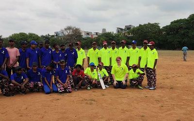 Amid cheers, 20 visually-impaired cricketers play an inspiring match