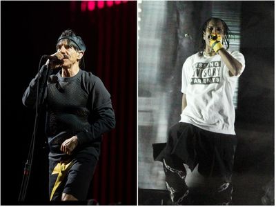 Red Hot Chili Peppers end up supporting ASAP Rocky after rapper is late to band’s Manchester show
