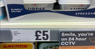 Shoppers' horror at price rise of pack of butter at Iceland