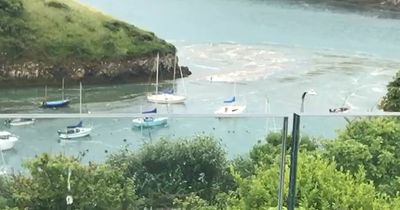 Incredible meteotsunami phenomenon sees tide surge the wrong way in Welsh harbour