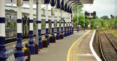 Ghost train stations left empty in Ayrshire as RMT strikes continue