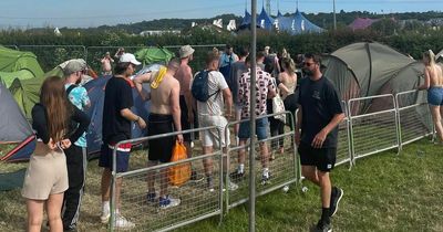 Queues at Glastonbury Festival taps as people 'wash hair for 30 minutes'