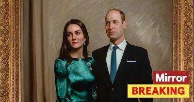 Kate Middleton and Prince William look dazzling in first official joint portrait together