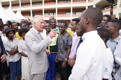 Charles meets business leaders as row over Rwanda remark rumbles on