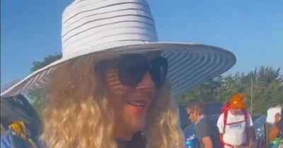 'Scouse lad' tries his luck dressed as a woman to get into Glastonbury