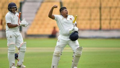 Sarfaraz Khan: Ton for dad and thigh thump celebration for late Sidhu Moosewala