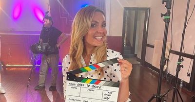 Amy Dowden shares a behind-the-scenes look at her new TV show away from Strictly