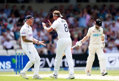Stuart Broad double and freak dismissal helps put England on top at Headingley