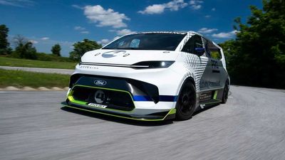 1,972-HP Ford Pro Electric SuperVan Is An E-Transit Custom Gone Wild
