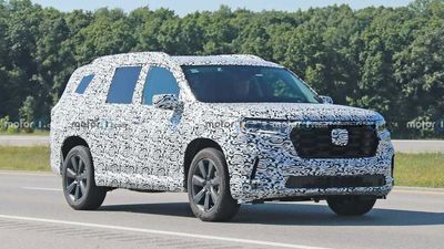 2023 Honda Pilot Drops Heavy Camouflage In New Spy Photos