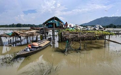 Assam floods | Silchar town cut off for a week