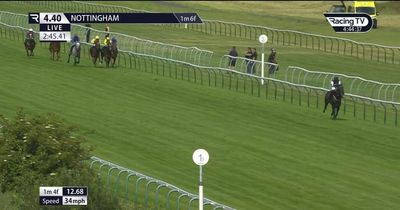 Punters blast "joke" race at Nottingham as canny jockey steals it to win by miles