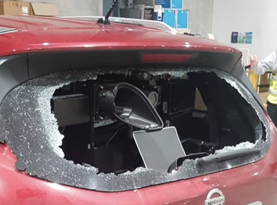 Hunt for ‘serial pest’ smashing up mobile speed camera cars