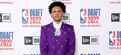 Fans had jokes after Paolo Banchero showed up to the NBA draft wearing a jaw-dropping purple suit