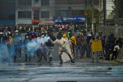 Clashes, tear gas, even as Ecuador protesters win government concession