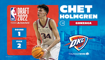 2022 NBA draft: Thunder select Chet Holmgren at No. 2