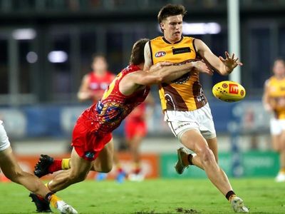 AFL forward Lewis re-signs with Hawthorn