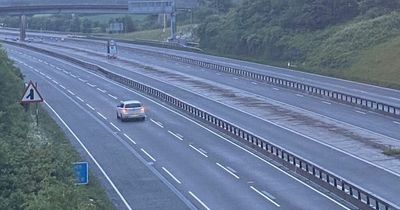 Motorists divided after BMW drives in middle lane of empty motorway at 5am