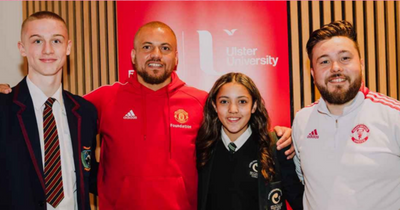 Man United Foundation and Ulster University team up to 'inspire young people'