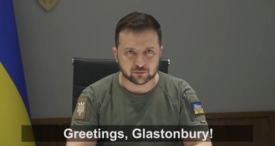 ‘Help restore peace in Ukraine’: Zelensky shares powerful message at Glastonbury Festival