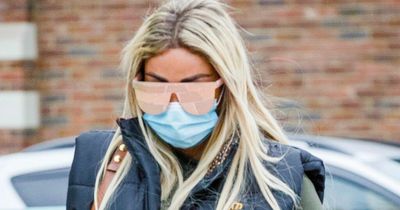 Katie Price's wildest court looks - fluffy sliders, bell bottoms and 'wasp mask'