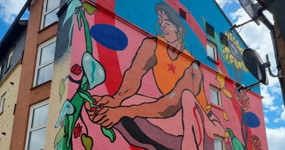 Partick welcomes colourful new mural by Glasgow artist Molly Hankinson