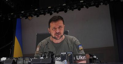 Ukraine President Volodymyr Zelensky tells Glastonbury 'we will not let Russia's war break us'
