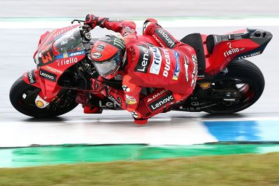 Assen MotoGP: Bagnaia tops second practice in mixed conditions
