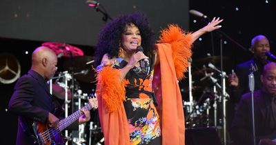 Diana Ross dazzles on stage at the O2 ahead of her Glastonbury performance