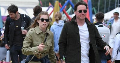 Dressed down Princess Beatrice seen at Glastonbury - a day after attending glitzy party