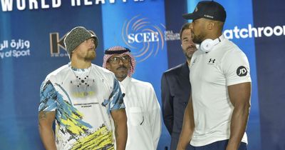 Expert analyses Anthony Joshua and Oleksandr Usyk's body language in face-off